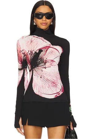 ALICE+OLIVIA Delaina Turtleneck Top