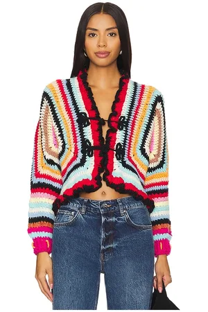 Tach Coral Crochet Cardi