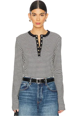 ANINE BING Alessia Long Sleeve Tee