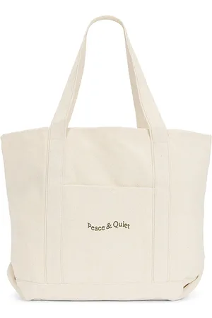 Museum of Peace and Quiet Wordmark Boat Tote