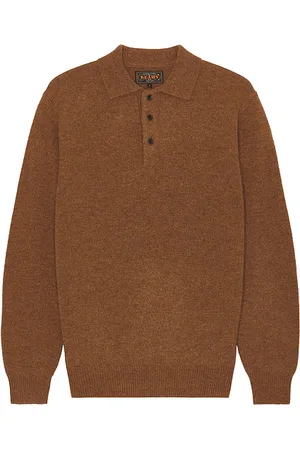 Beams Knit Polo 9g Sweater