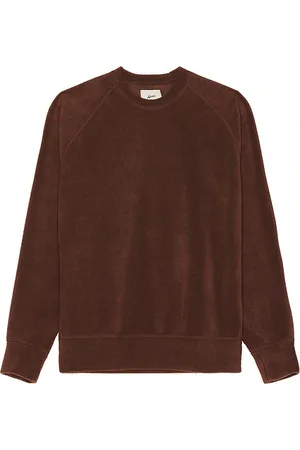 Bather Walnut Fleece Crewneck Sweater