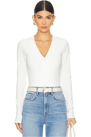 GOOD AMERICAN Ribbed Henley