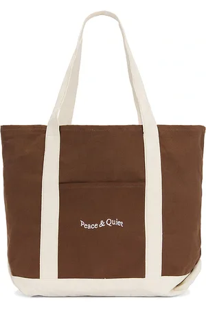 Museum of Peace and Quiet Wordmark Boat Tote