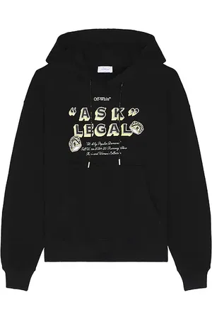 OFF-WHITE Arrow Ask Legal Skate Hoodie
