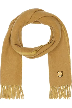 Maison Kitsuné Bold Fox Head Double Face Scarf