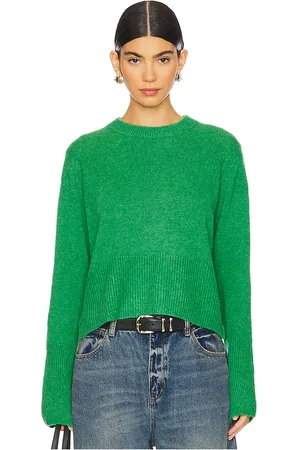 AUTUMN CASHMERE Boxy Crew With Slits