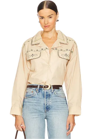 Found X REVOLVE Embroidered Button Up Shirt