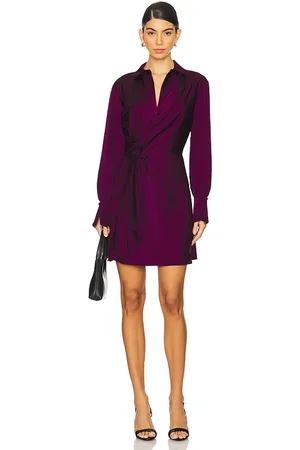 Simkhai Talit Draped Front Mini Dress