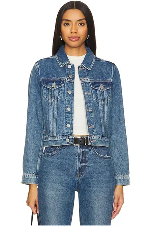 GOOD AMERICAN Shrunken Trucker Jacket