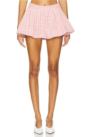 MORE TO COME Ashtyn Tweed Mini Skirt