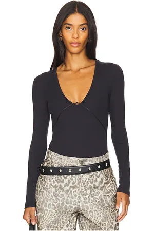 Free People X Intimately FP Victoria Plunge Bodysuit In