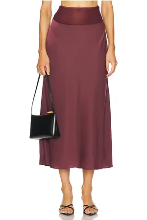 WeWoreWhat Midi Chiffon Cutout Skirt