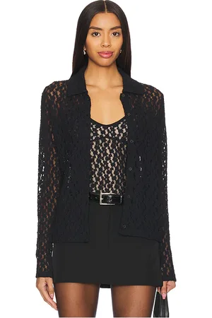 Vince Floral Smocked Long Sleeve Button Up