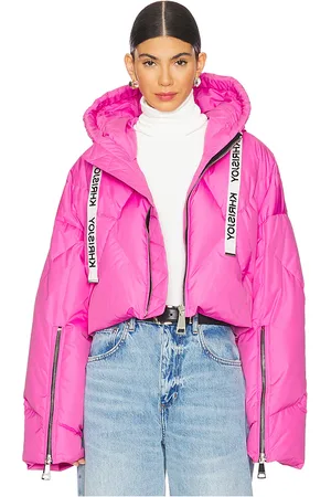 Khrisjoy Crop Iconic Puffer Jacket