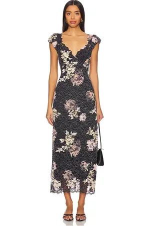 Free People X REVOLVE Butterfly Babe Lace Maxi Dress