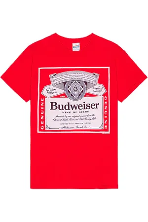 Junk Food Budweiser Label King Of Beers Tee