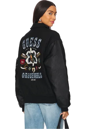 Guess Crest Letterman Jacket