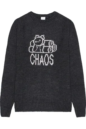 Pop Trading Company Knitted Chaos Crewneck Sweatshirt