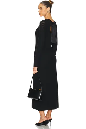 525 America Scarlett Ballet Neck Midi Dress