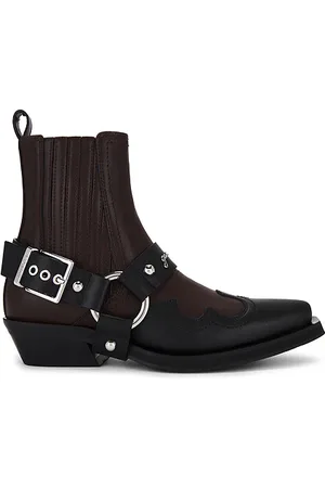 Ganni Western Boot Bicolor