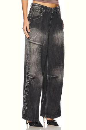 Jaded London Diamante Western Colossus Jeans