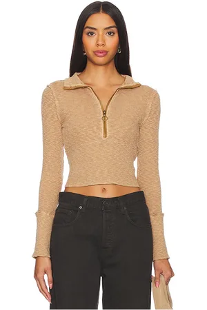 Free People X We The Free Midnight Half Zip Sweater