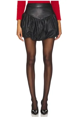 Tach Jailyn Leather Mini Skirt