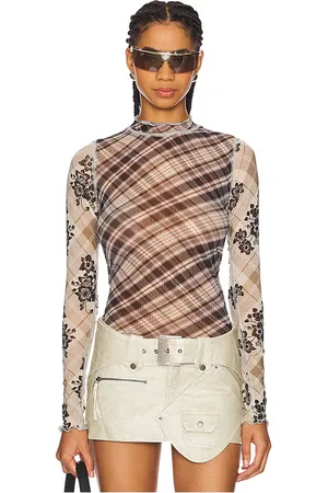 Free People X REVOLVE Chloe Printed Mesh Top