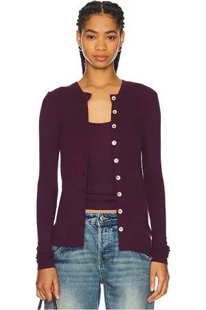 Goldie Estelle Classic Cardigan Gold Button