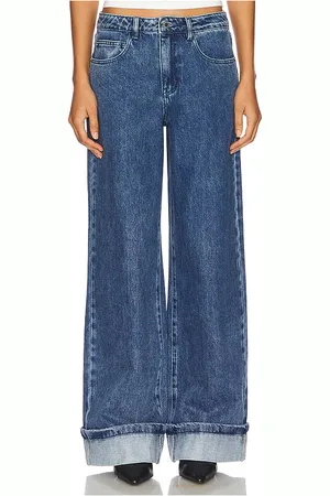 WeWoreWhat Cuff Straight Leg Jean