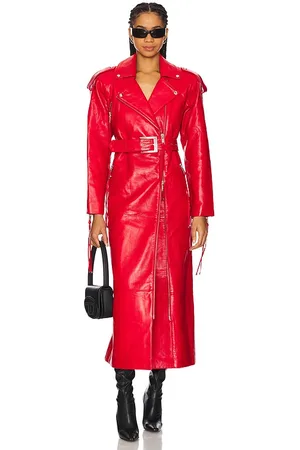 Retrofete Knightley Leather Trench Coat