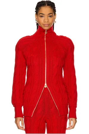 Rowen Rose Knit Turtleneck Cardigan