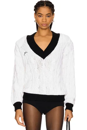 Rowen Rose V Neck Knit Sweater