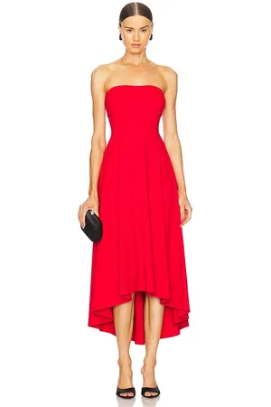 Susana Monaco Mesh Tube High Low Dress