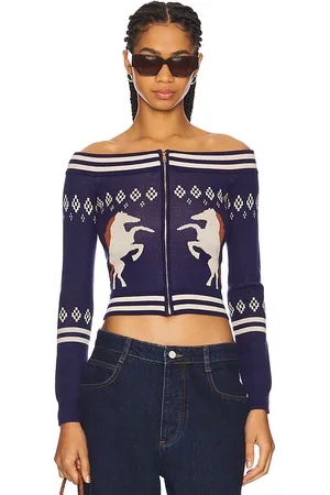 Understated Leather Horse Girl Cardigan