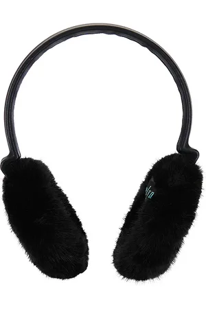 JOCELYN Faux Mink & Leather Earmuffs