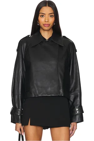 Ivy & Oak Lilith Ann Leather Cropped Jacket