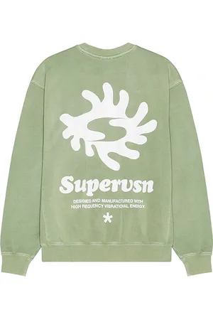 SUPERVSN Free Form Block Crewneck Sweatshirt
