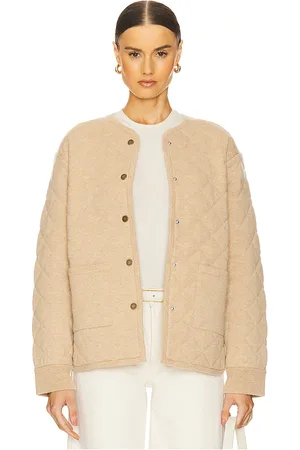 Guest In Residence Quilted Liner Cashmere Jacket