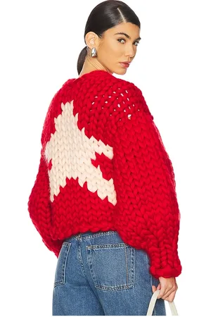 Hope Macaulay Red Star Colossal Knit Jacket