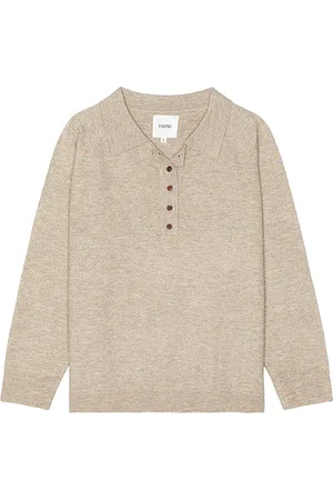 Found Hay Collared Knit Henley