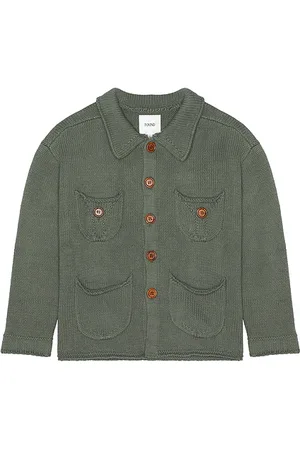 Found Hunter Knit Collared Knit Cardigan