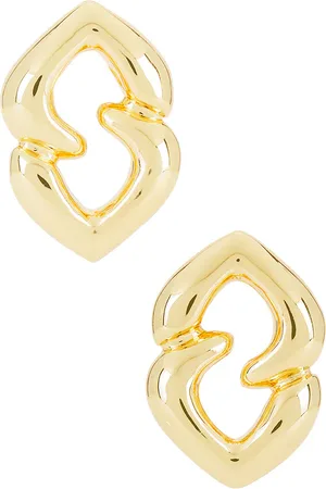 ANINE BING Abstract Heart Earrings