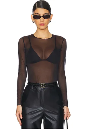 Commando Chic Mesh Long Sleeve Tee