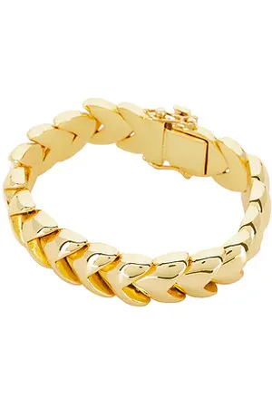 ANINE BING Layered Heart Chain Bracelet