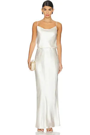 EAVES Yarden Silk Maxi Dress