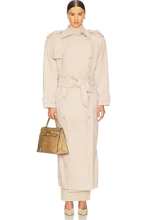 Helsa Suede Trench Coat
