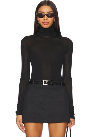 EAVES Alexander Sheer Turtleneck Sweater