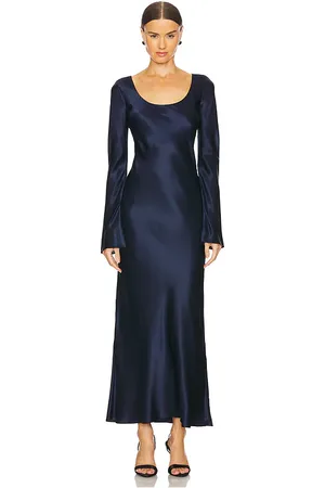 EAVES Gilad Silk Maxi Dress